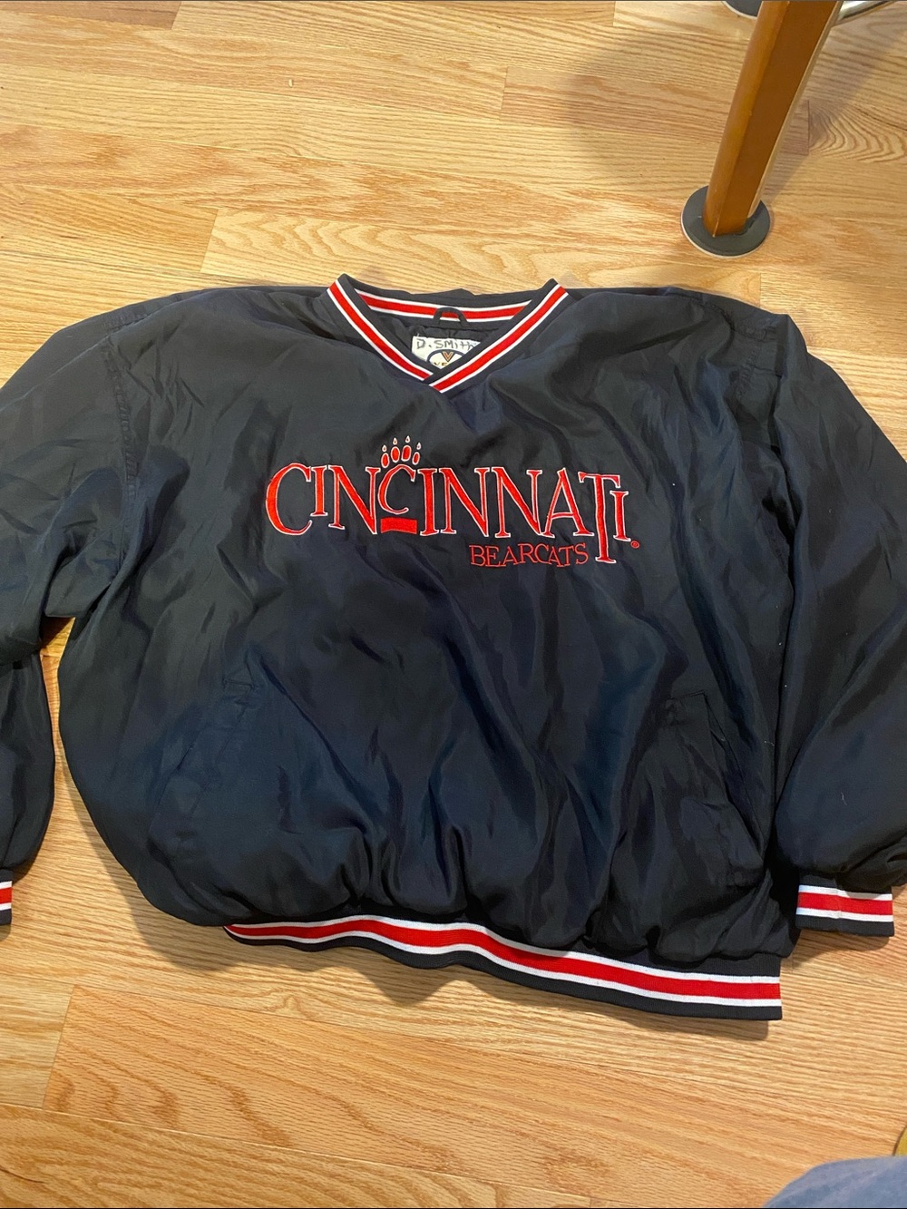 Black Pullover Varsity Jacket